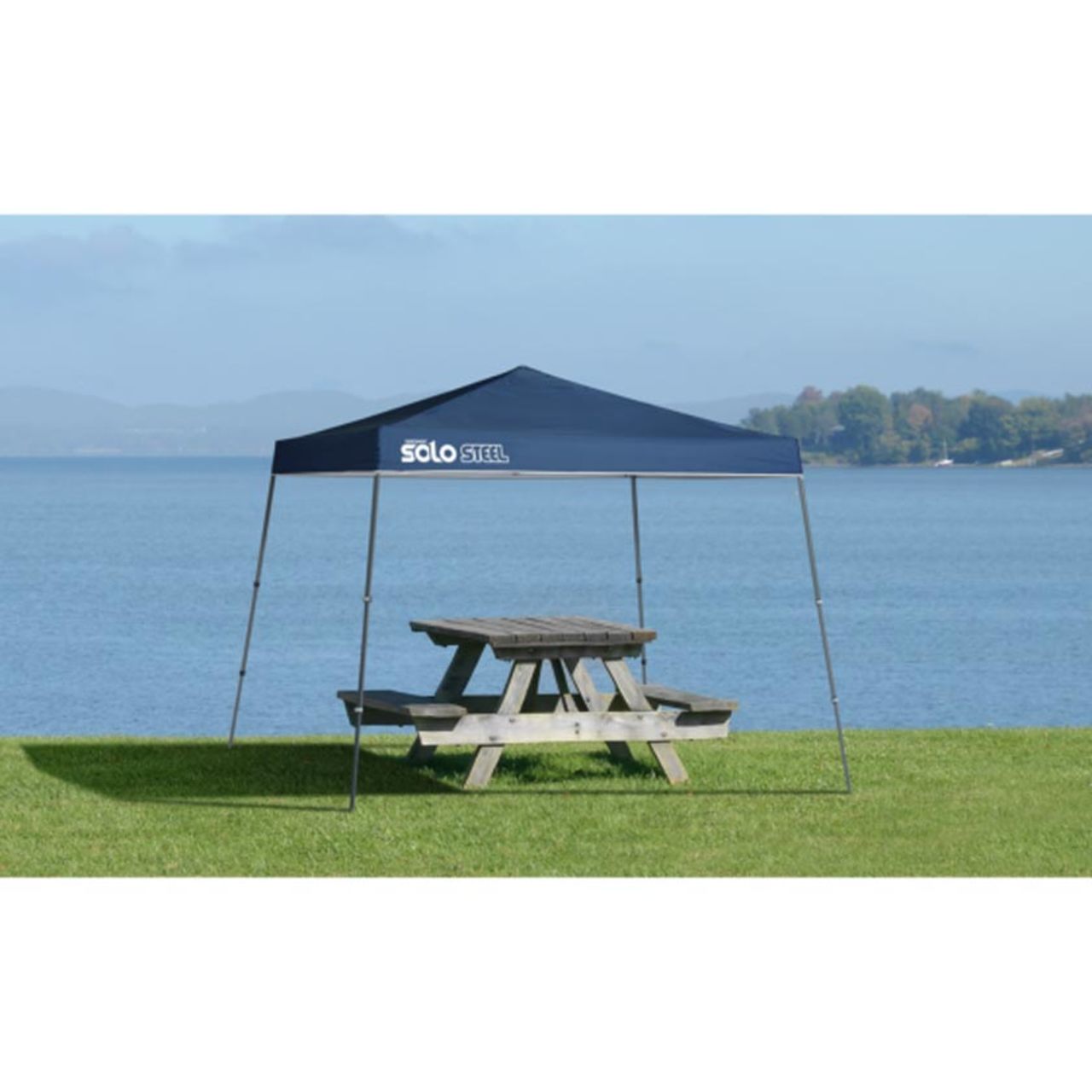 Solo Steel 72 11' x 11' Slant Leg Canopy - Midnight Blue