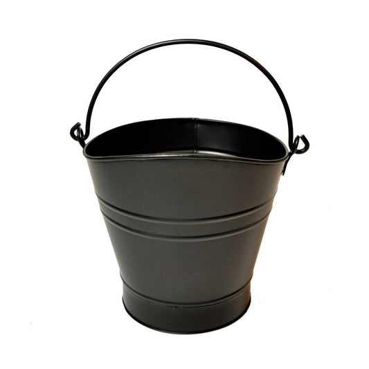 14" Coal Hod/Pellet Bucket - Black