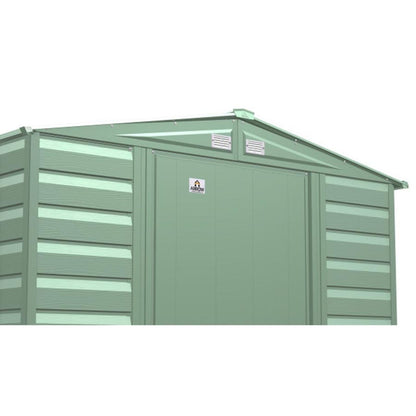 Arrow Select 6' x 5' Steel Storage Shed -  Sage Green