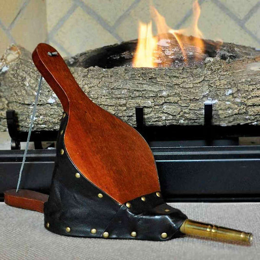 Small Pine Fireplace Bellow