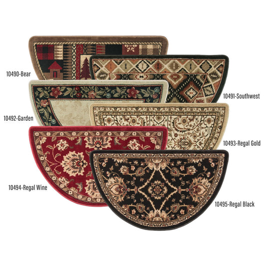 Goods of the Woods 42" x 25" Half Round Hearth Rugs