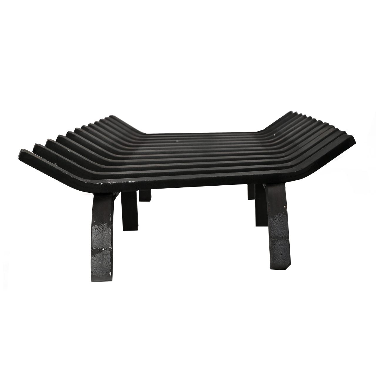 36" Black Lifetime Fireplace Grate - Extra Heavy-Duty