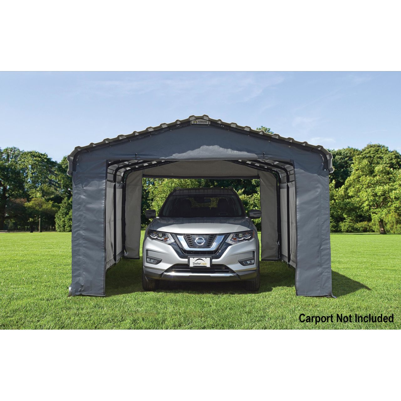 Arrow 12'  x 20' Enclosure Walls ONLY for Carport - Gray