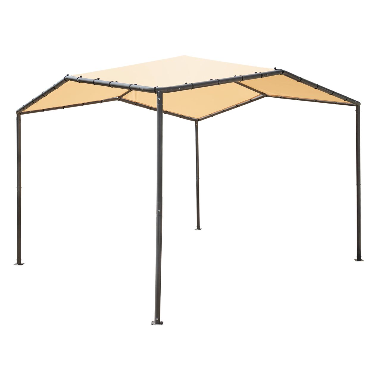 Pacifica 10' x 10' Gazebo Canopy - Marzipan Tan