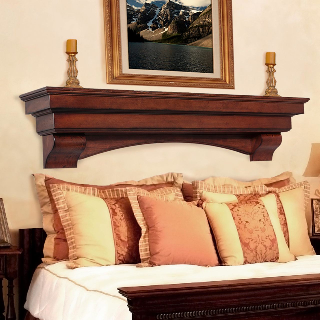 48" Auburn Fireplace Shelf by Pearl Mantels - Unfinished