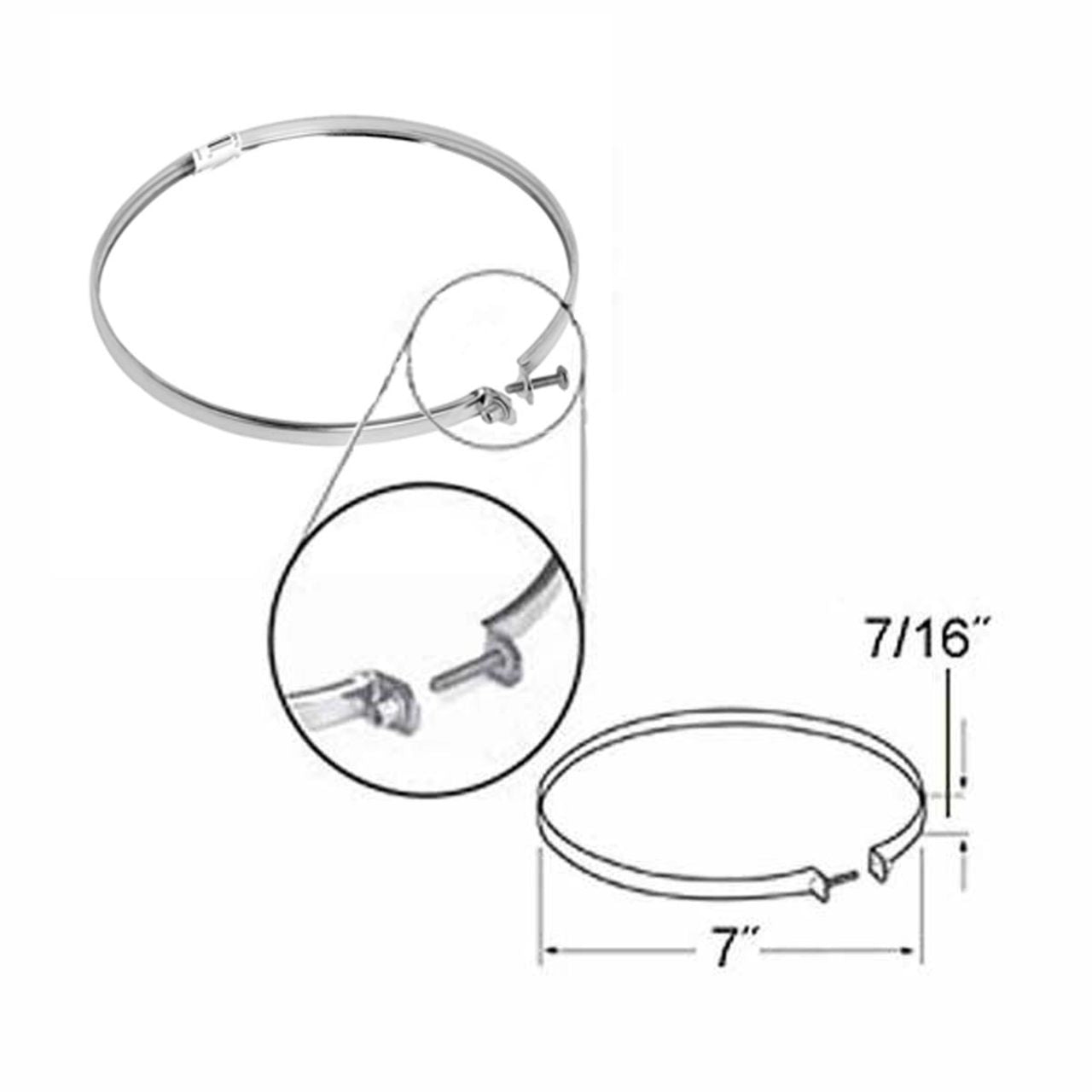 5'' SuperPro Stainless Steel Locking Band - SPR5SLB – Northline