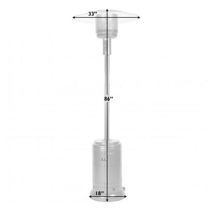 Espresso Finish Commercial Patio Heater