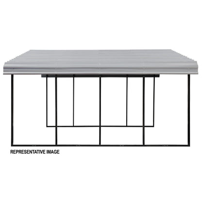 Arrow 20' x 24' x 9' Carport - Eggshell