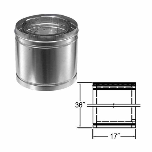 14" x 36" DuraChimney II Chimney Pipe - 14DCA-36