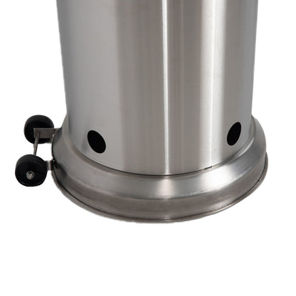 Fire Sense Stainless Steel Patio Heater with Table - 65044