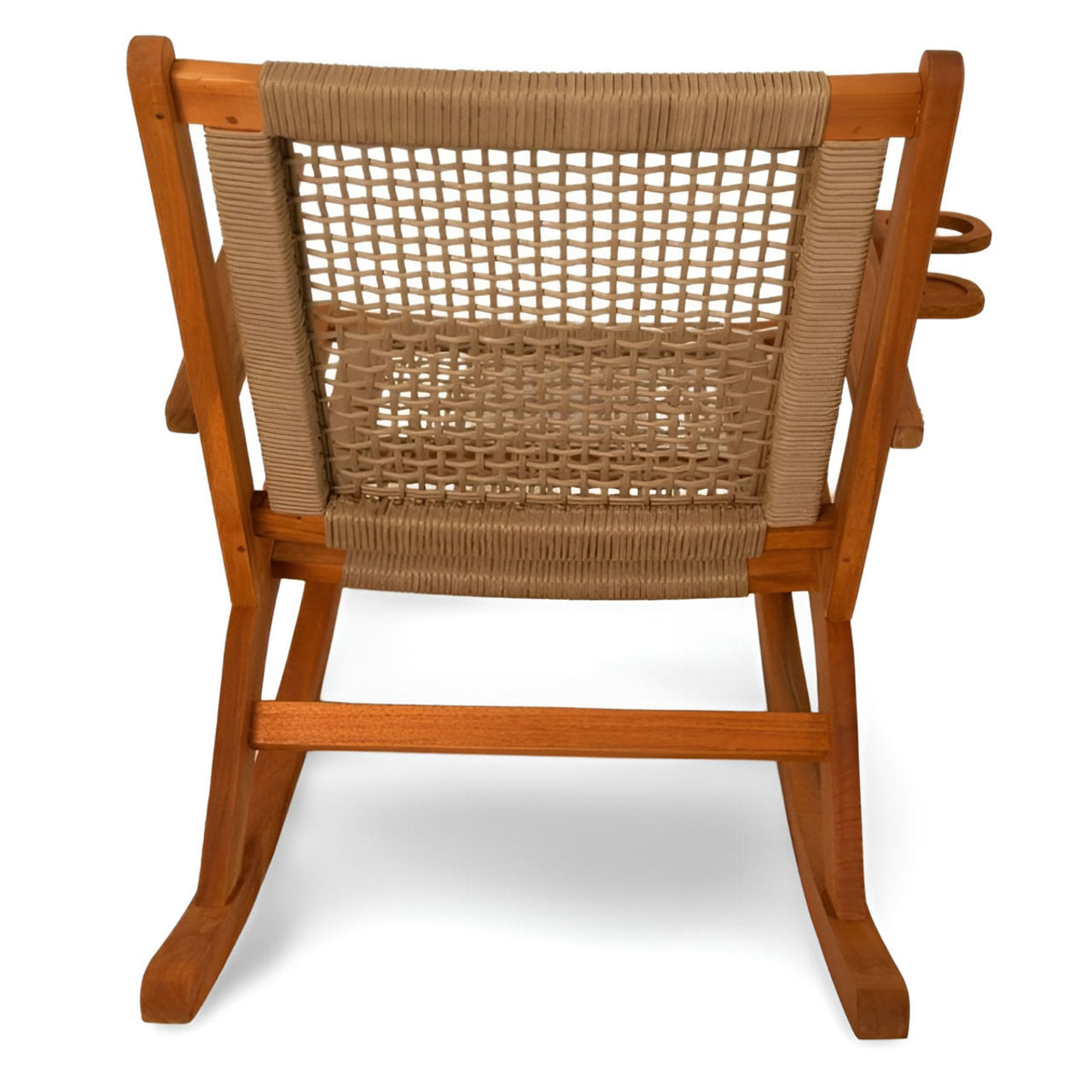 Fire Sense Vega Outdoor Rocking Chair with Beverage Holder - 65245