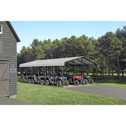 Arrow 20 x 29 x 9 Carport - Eggshell