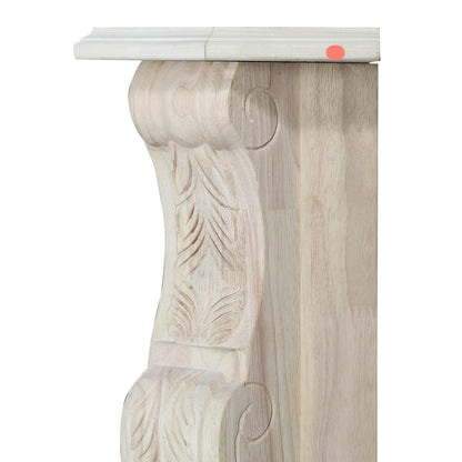 48 Deauville Unfinished Fireplace Surround by Pearl Mantels