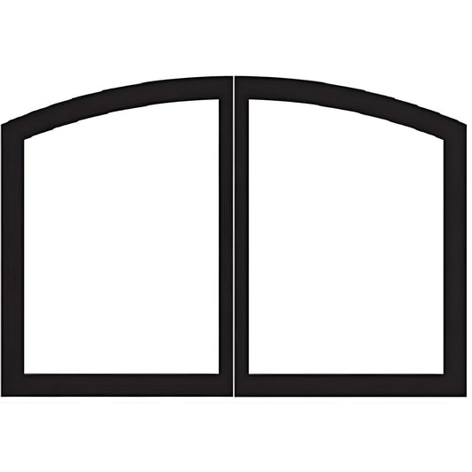 White Mountain Hearth Doors, Arch, 42, Hammered Pewter VBR42SCHP
