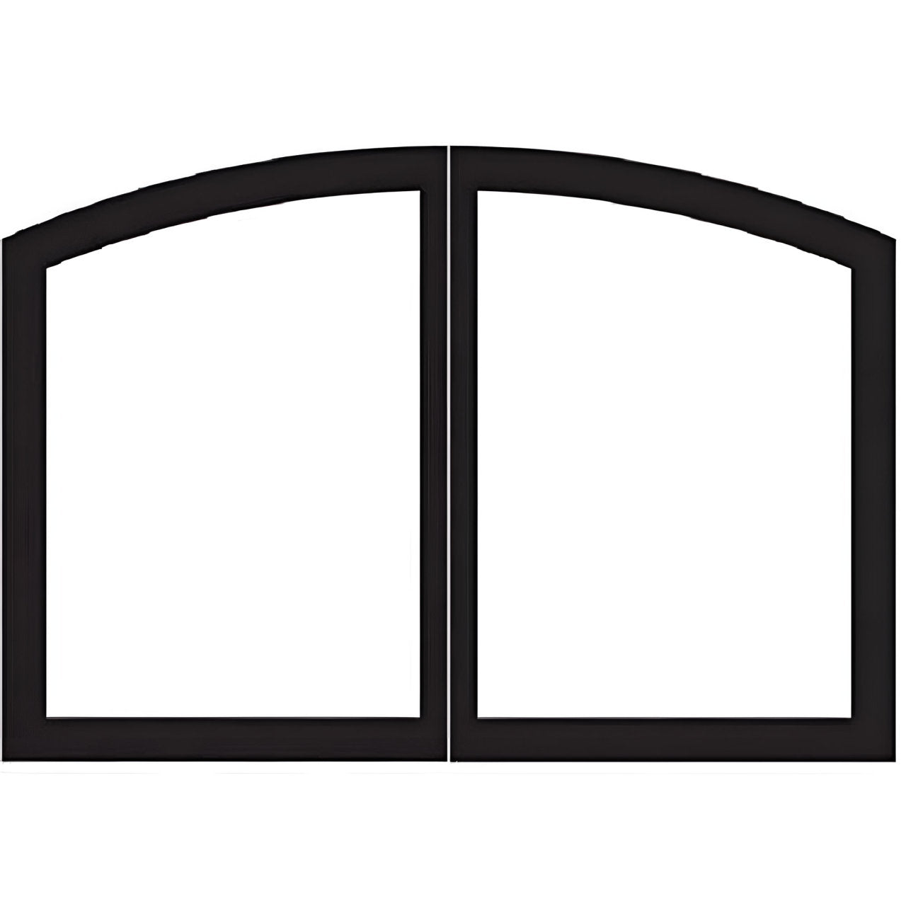 White Mountain Hearth Doors, Arch, 36, Hammered Pewter VBR36GCHP