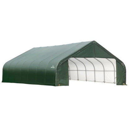 ShelterCoat 28 x 24 Garage With Peak Roof - Green