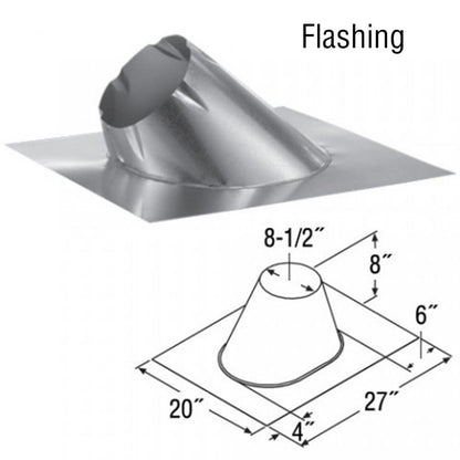 8'' DuraTech Roof Mount Support Kit - DT840-KIT