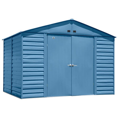 Arrow Select 10 x 8 Steel Storage Shed - Blue Gray