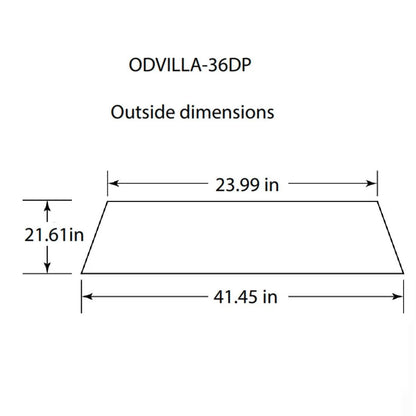 Outdoor Lifestyles Drain Pan For 36" Odvilla - ODVILLA-36DP