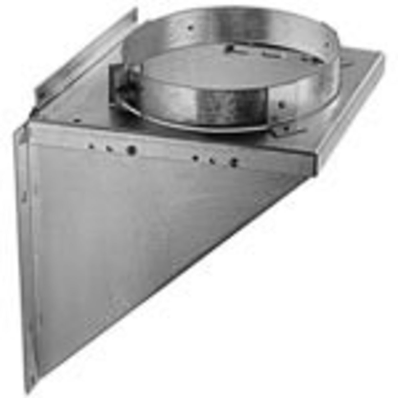 8" DuraTech Adjustable Stainless Steel Tee Support Bracket - 8DT-TSBSS