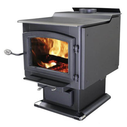 Ashley 3,200 Sq. Ft. Large Pedestal Wood Stove - AW3200E-P