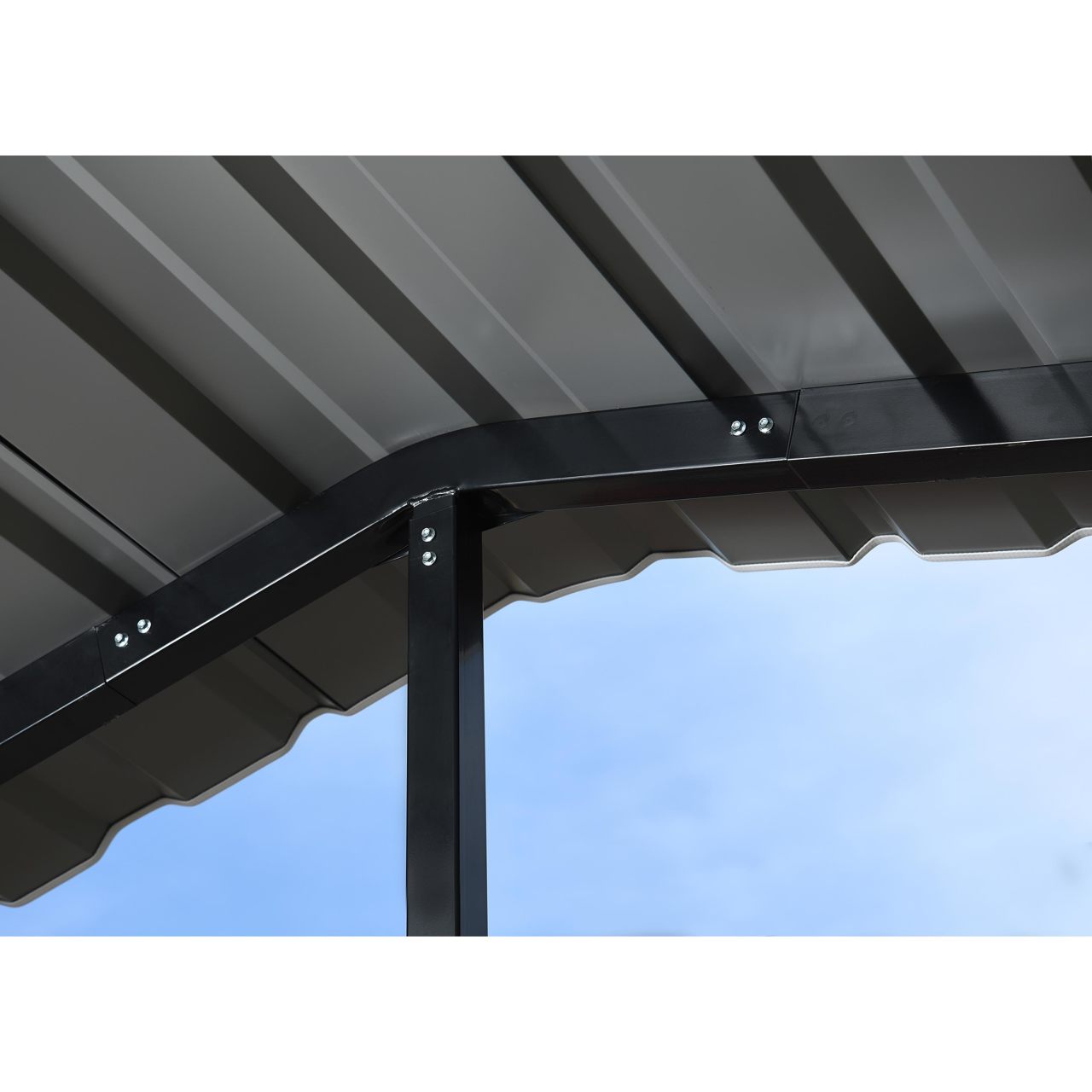 Arrow 20' x 20' x 9' Carport - Charcoal