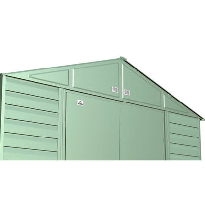 Arrow Select 8 x 6 Steel Storage Shed - Sage Green