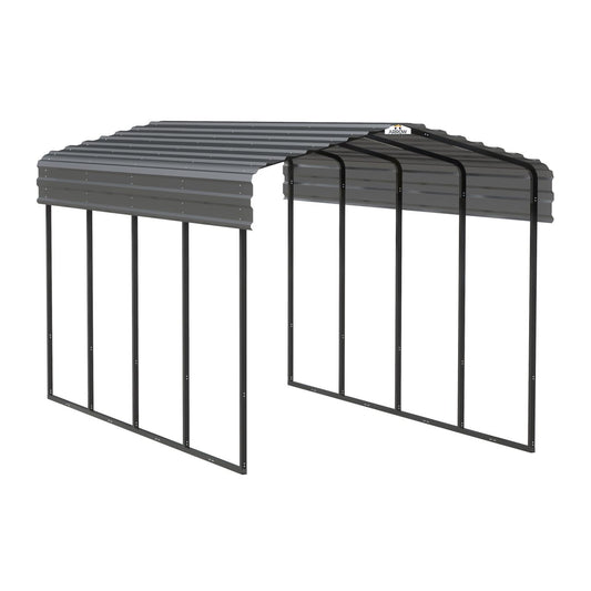 Arrow 10' x 20' x 9' Carport - Charcoal