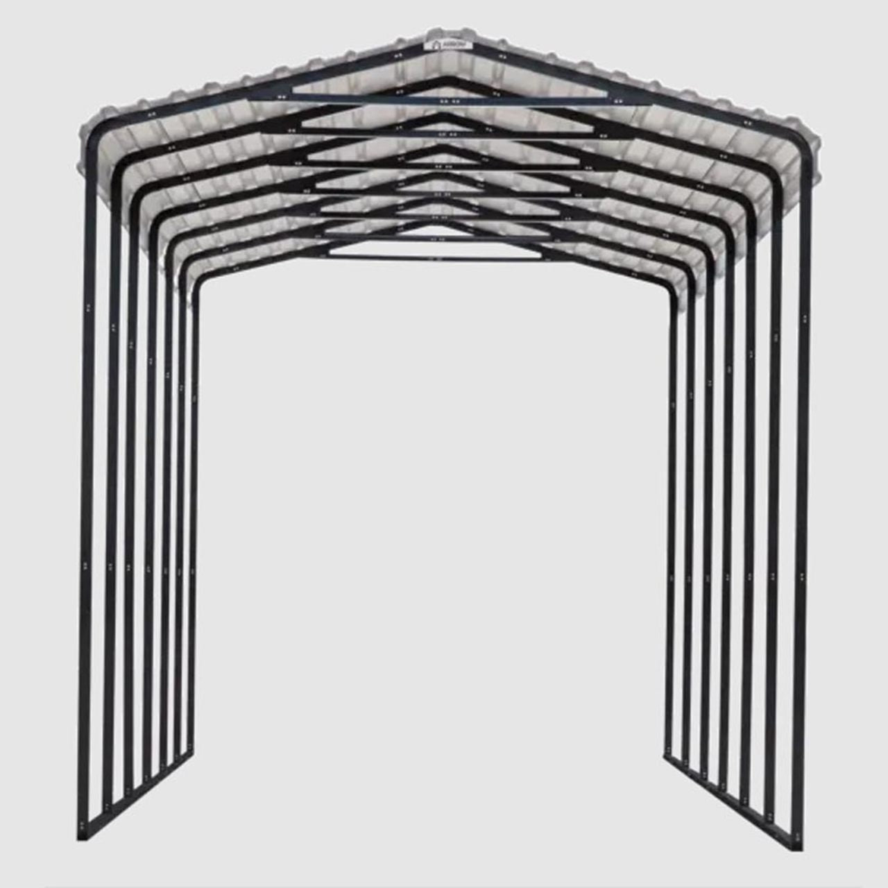 Arrow RV Carport 14 x 29 x 14 Ft. - Charcoal