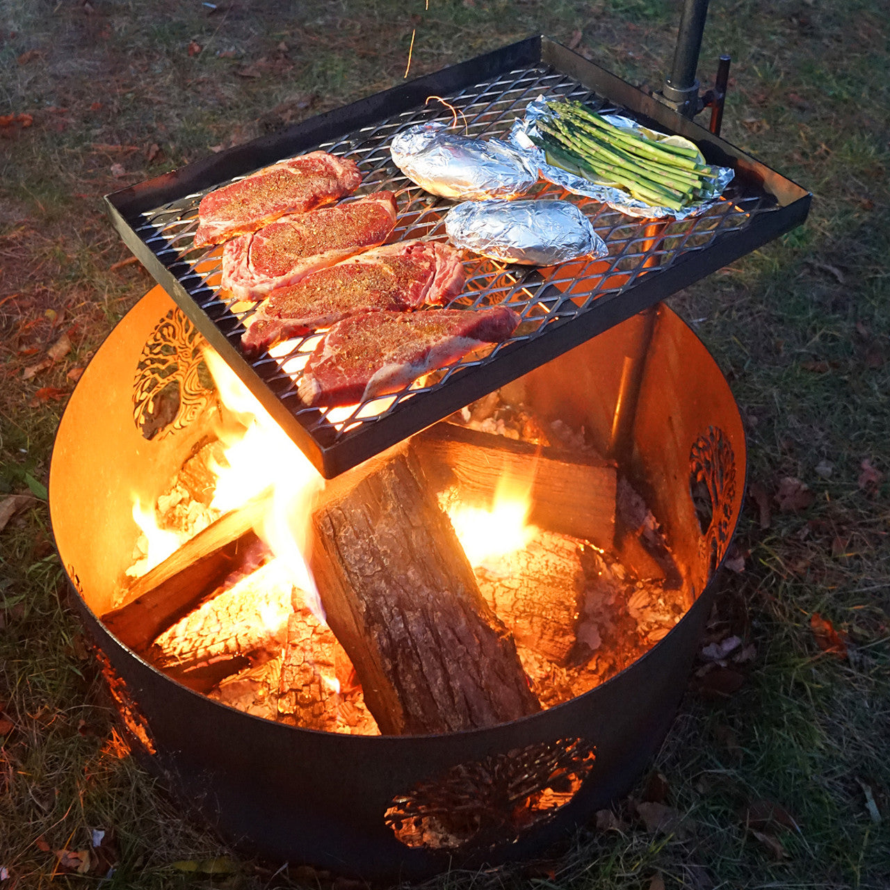 Cook Set for 30" Steel Fire Pit Rings
