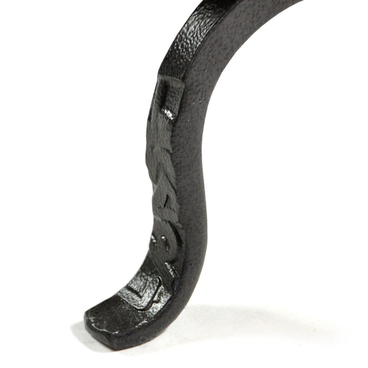 Olde World Iron Log Holder with Suede Leather Carrier