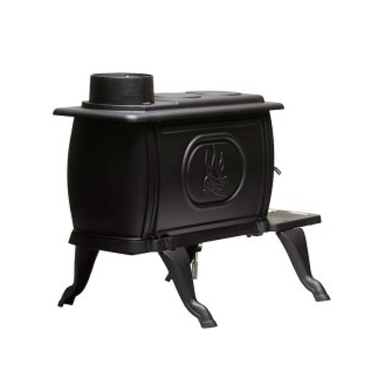 Log Wood 2020 EPA Certified Wood Burning Stove - Black
