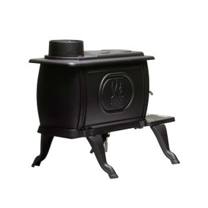 Log Wood 2020 EPA Certified Wood Burning Stove - Black