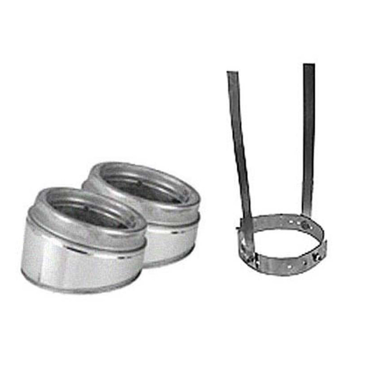 8" Selkirk 15 Degree Galvanized Elbow Kit - 208206G