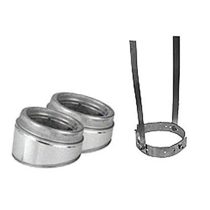 8" Selkirk 15 Degree Galvanized Elbow Kit - 208206G
