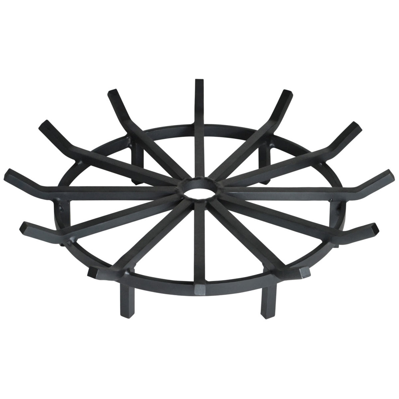 Super Heavy Duty Wagon Wheel Outdoor Fire Pit Grate- 28 inch Diameter