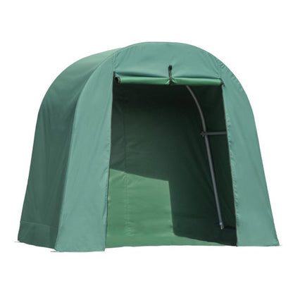 6'8" x 3' x 5'6" Green Bike Shed