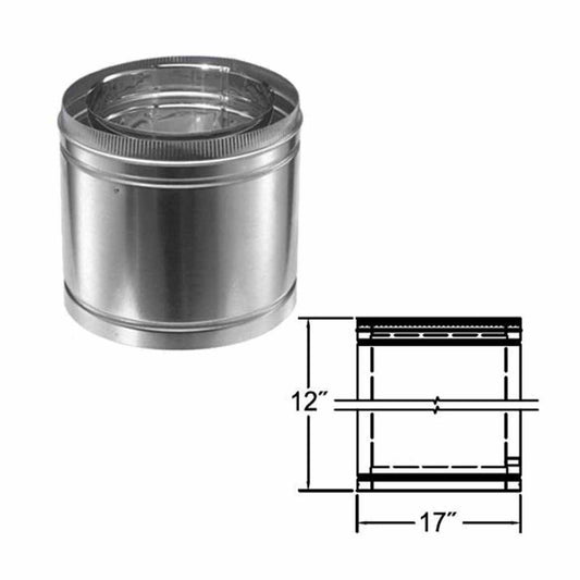 14" x 18" DuraChimney II Chimney Pipe - 14DCA-18