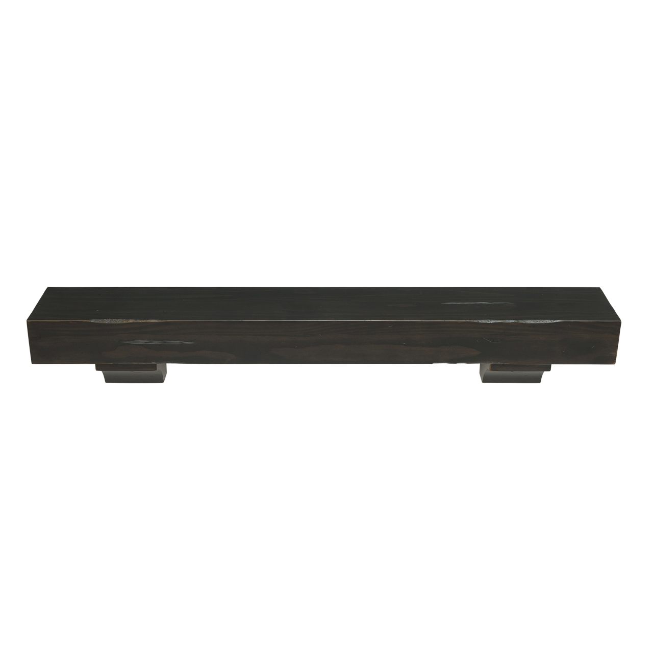 48" Shenandoah Fireplace Shelf by Pearl Mantels - Espresso Distressed Finish
