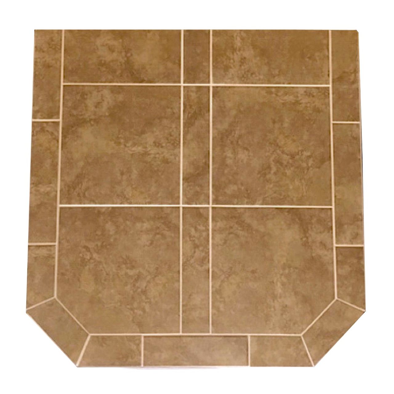 Bianco Brown 40" x 40" Double Cut Hearth Pad