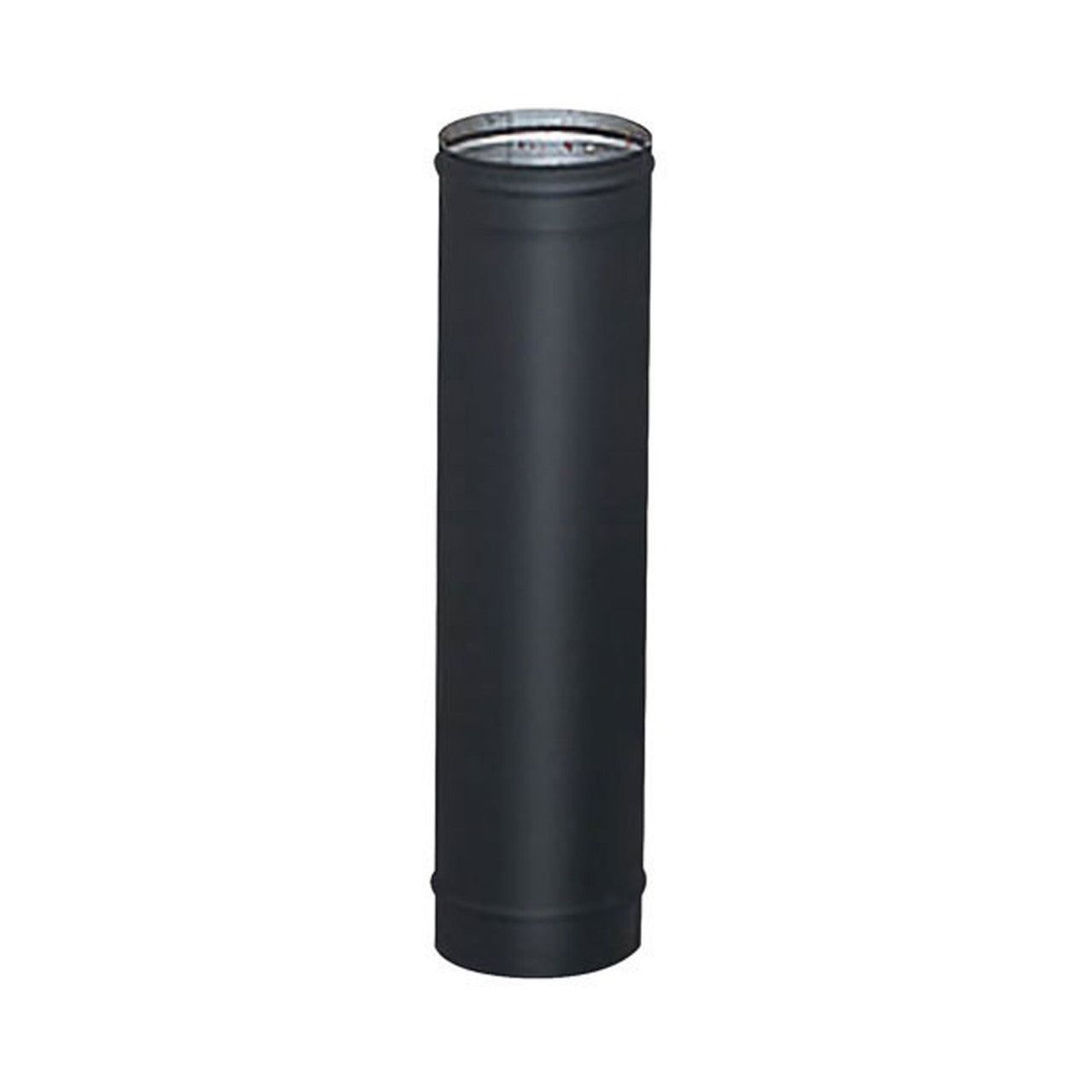 6" x 48" HeatFab Single Wall Black Stove Pipe - 2608B