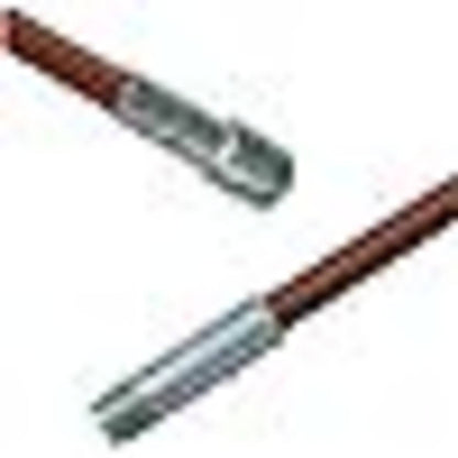 72" Fiberglass Chimney Brush Rod 1/4" NPT, .350 Diameter