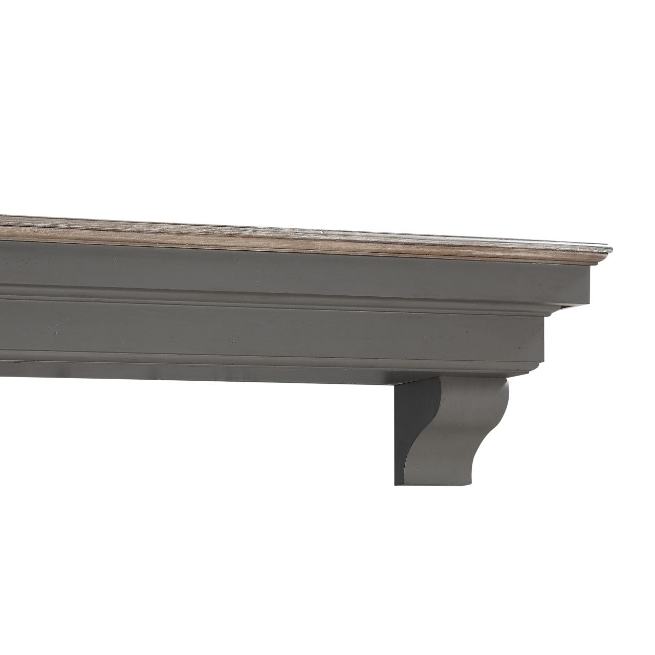 48" Hadley Fireplace Shelf by Pearl Mantels - Cottage Distressed Finish