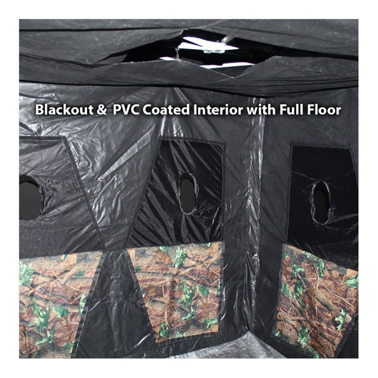 10' X 10' Hunting Blind  & Instant Pop Up Tent - Camo