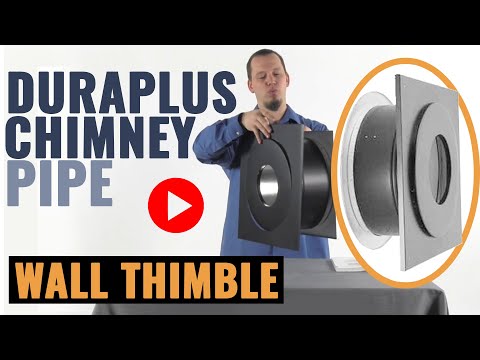 7" DuraPlus Galvanized Wall Thimble - 7DP-WT