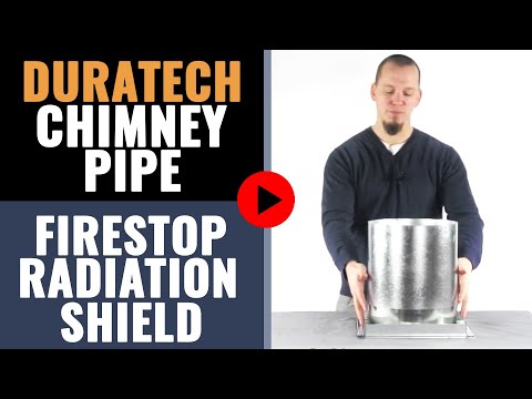 8" DuraTech Firestop Radiation Shield - 8DT-FRS