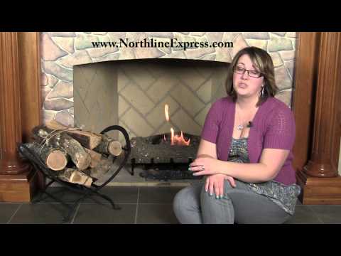 Black Wrought Iron Log Holder