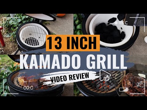 Woodeze 13" Kamado Grill - Black
