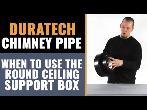 5" DuraTech Round Ceiling Support Box - 5DT-RCS
