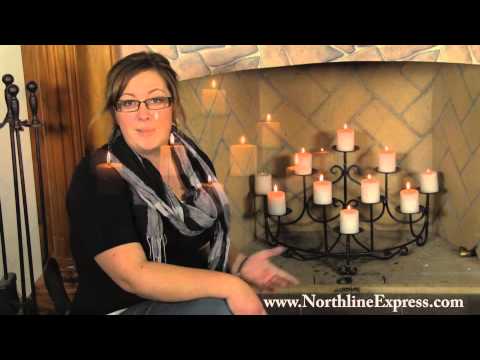 Spandrels Hearth Candelabra - Black